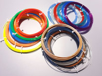 Exclusief 18x10m PLA combi filament pack (±0,6KG) | Incl. Clips