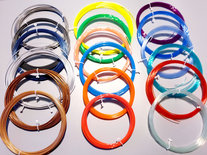 Exclusief 18x10m PLA combi filament pack (±0,6KG) | Incl. Clips