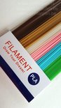 18 KLEUREN! 180x 0,25m - PLA Sticks Filament - 3d pen (±0,2kg)
