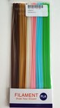 6 KLEUREN! 60x 0,25m - PLA Sticks - Natural