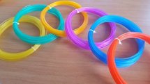6x 10m - PLA - GLASS Filament pakket (ca. 200g)