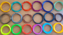Exclusief 18x10m PLA combi filament pack (±0,6KG)