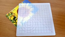 Silicon3D PLATE (17x17cm) voor 3d pen - Transparant, met groeven, tot 260graden!