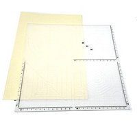 Silicon3D PLATE XXL (27x27cm) voor 3d pen - Transparant tot 260graden! 