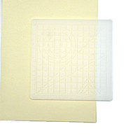 Silicon3D PLATE (17x17cm) voor 3d pen - Transparant, met groeven, tot 260graden! 