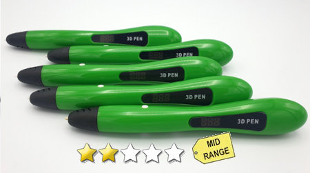 3DTech Trendline II (ONE-SPEED) 3d-pen (ABS+PLA) *usb+display*