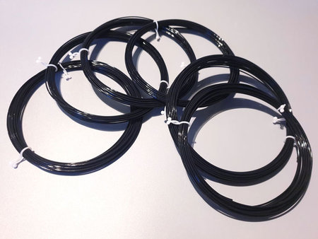 6x10m -PLA Filament zwart voor 3d pen (HQ)