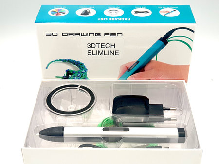3DTECH Slimline IV Automatic 3D-Stift-pen (PCL, ABS+PLA) *USB+LED+ALU*