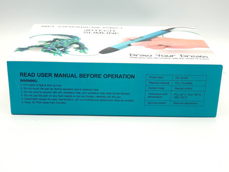 3DTECH Slimline IV Automatic 3D-Stift-pen (PCL, ABS+PLA) *USB+LED+ALU*
