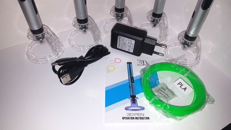 3DTECH Slimline III Automatic 3D-Stift-pen (ABS+PLA) *USB+LED+ALU*