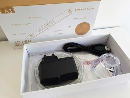 3DTech comfortline III automatic 3d-pen (ABS+PLA) *usb+led*