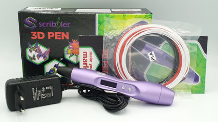 Scribbler V3 3d printer pen *oLED display* (PLA & ABS)